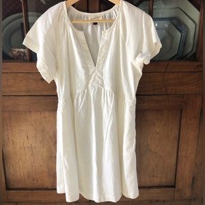 Universal Thread White Linen Dress NWOT